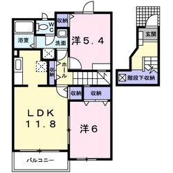 斎宮駅 徒歩33分 2階の物件間取画像